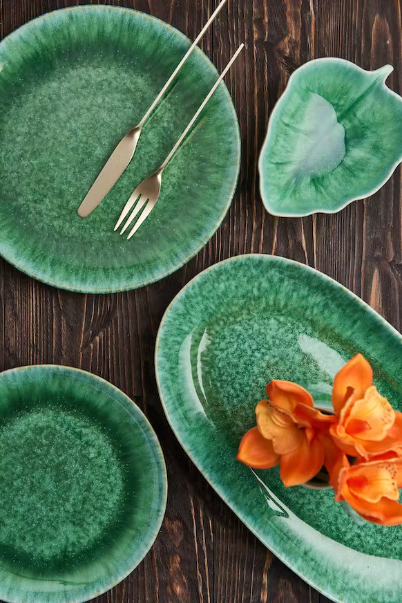Jungle Green Dinner Plate