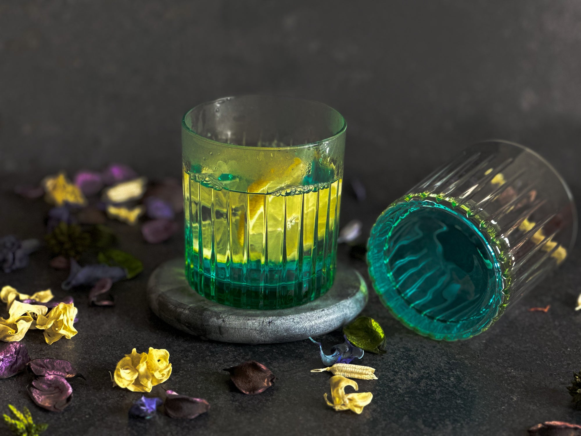 Vintage Green | Tumbler Glass
